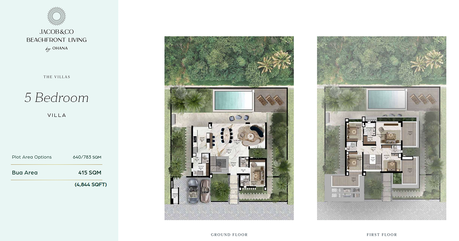 5 bedroom villa layout
